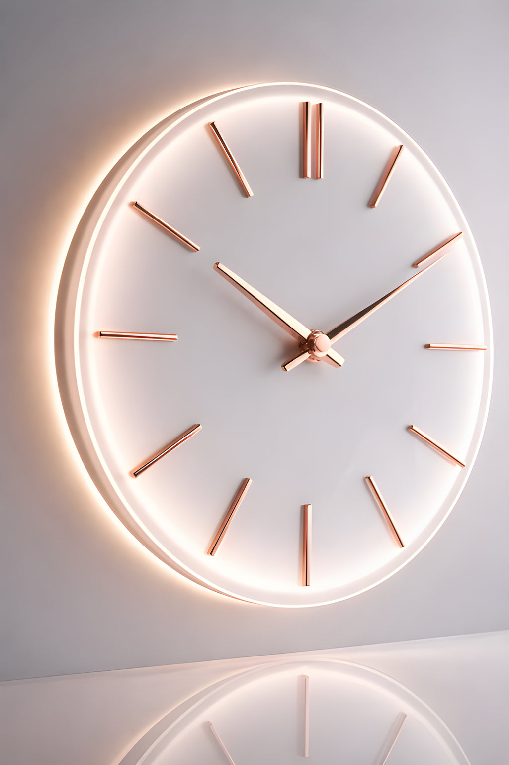 Modern LED Wall Clock – Elegant Minimal Design
