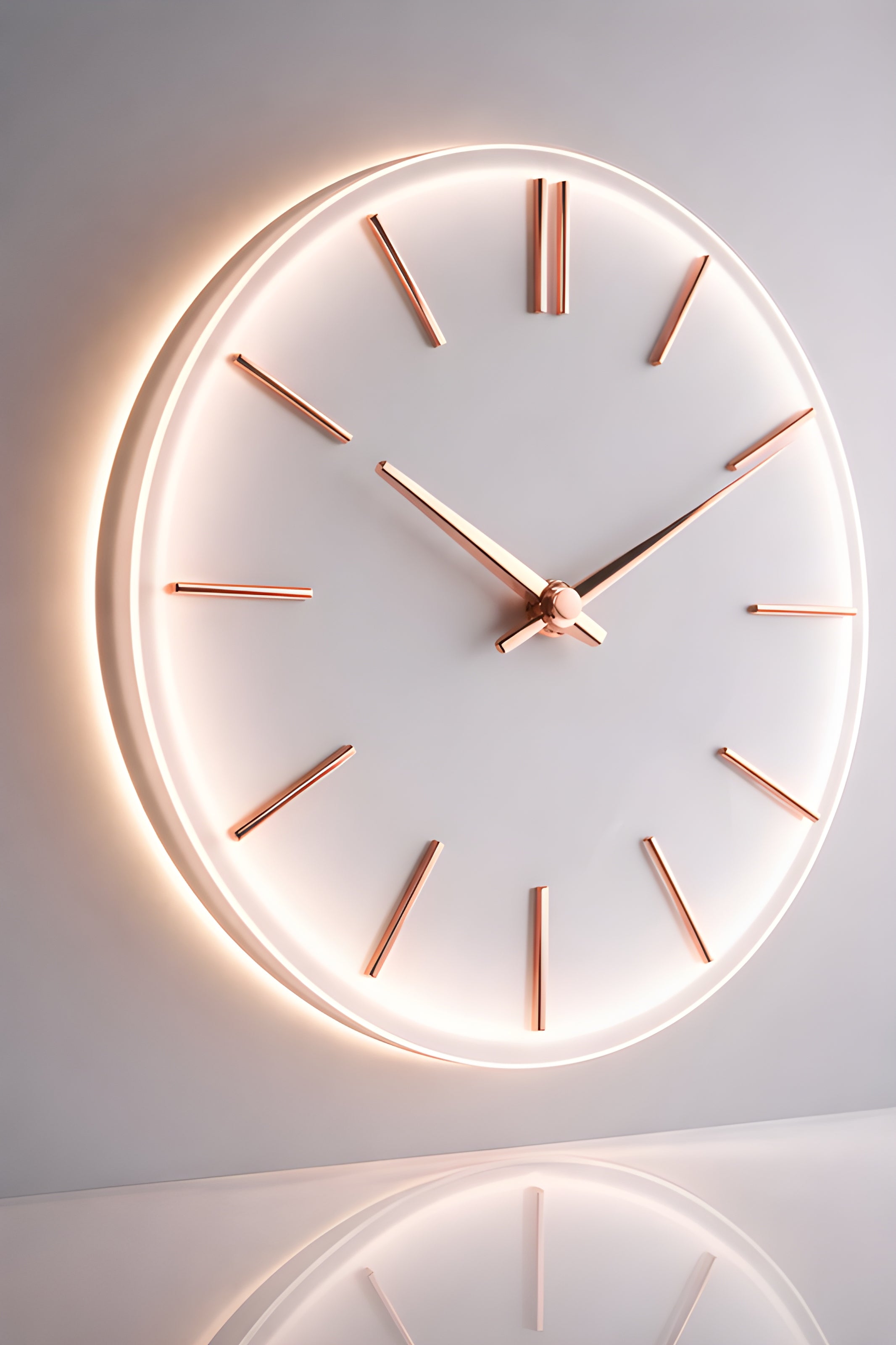 Modern LED Wall Clock – Elegant Minimal Design