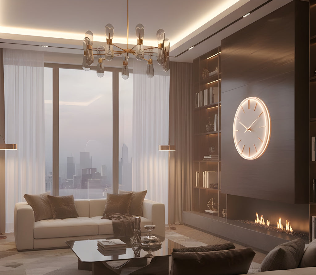 Modern LED Wall Clock – Elegant Minimal Design