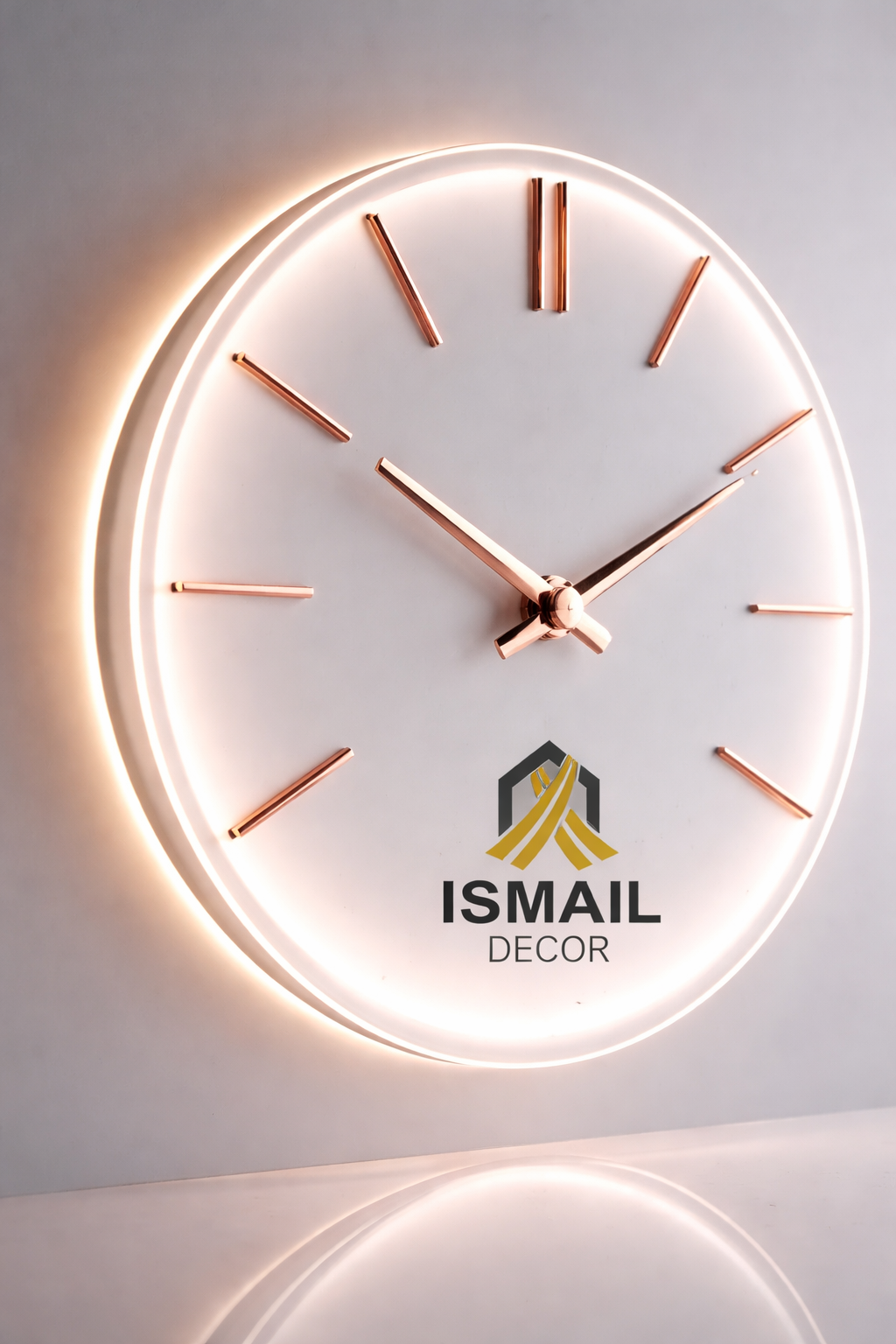 Modern LED Wall Clock – Elegant Minimal Design