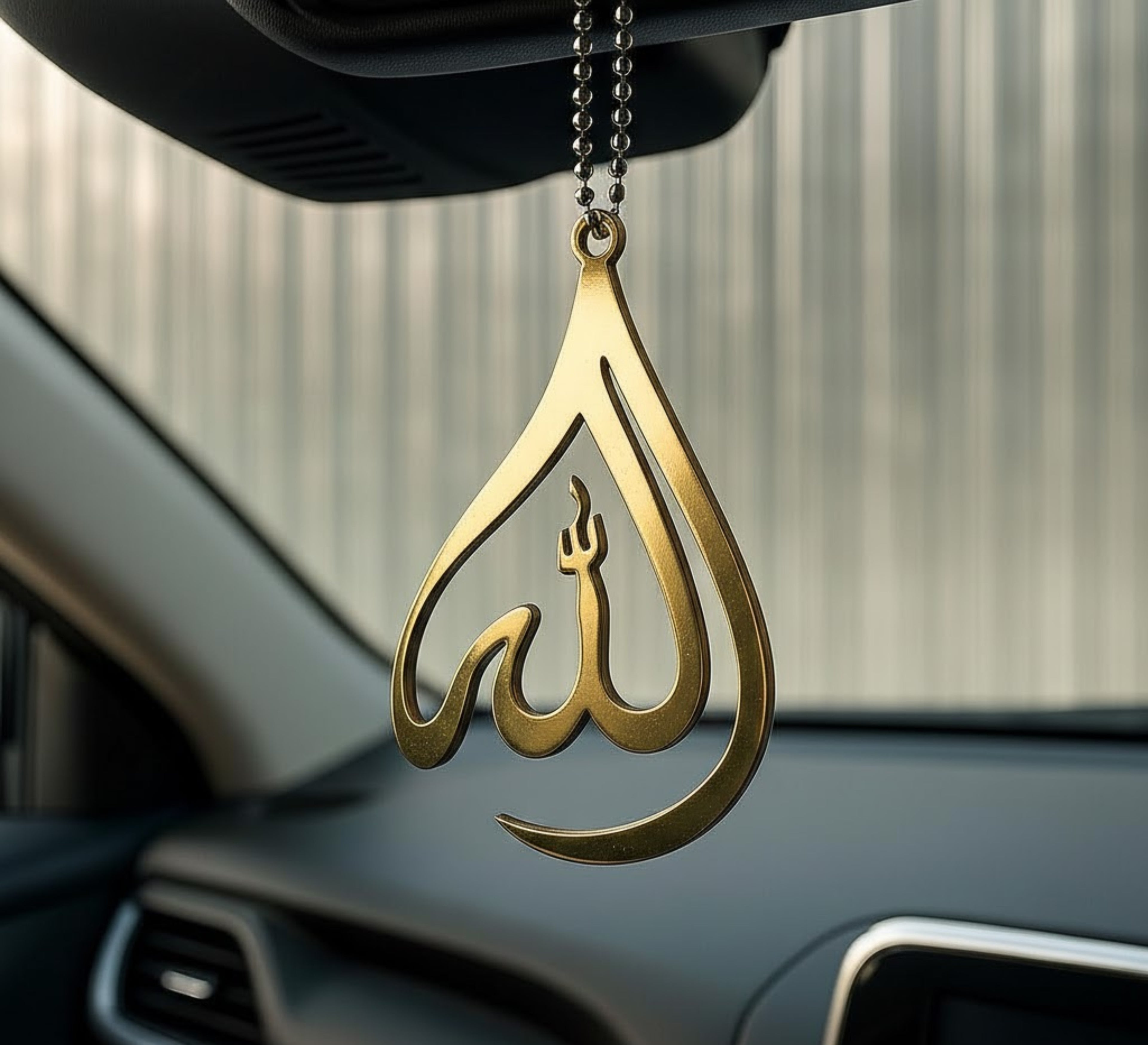 Car Hanging Allah Name